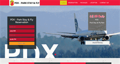 Desktop Screenshot of parkflypdx.com